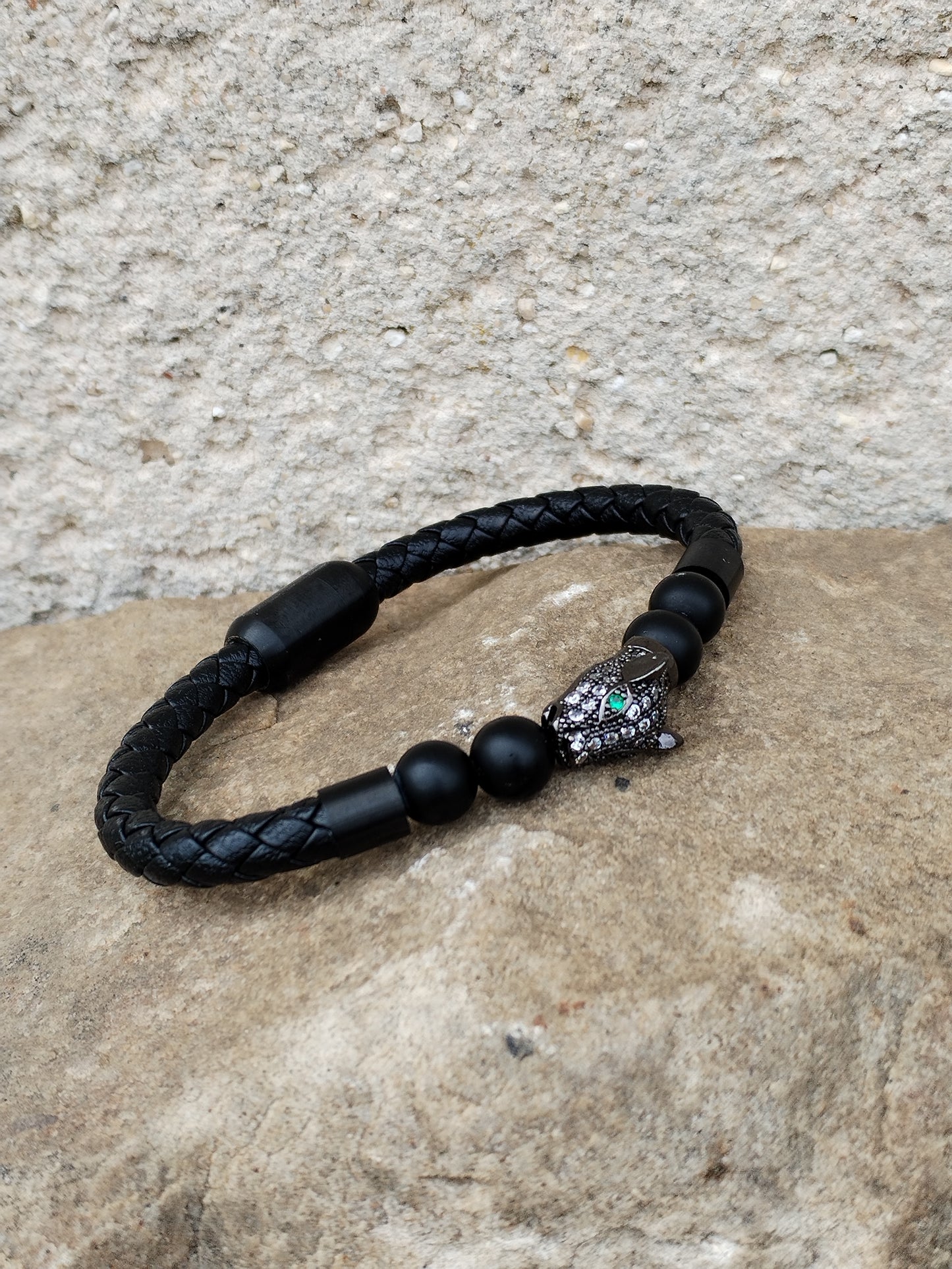 Jade men's bracelet