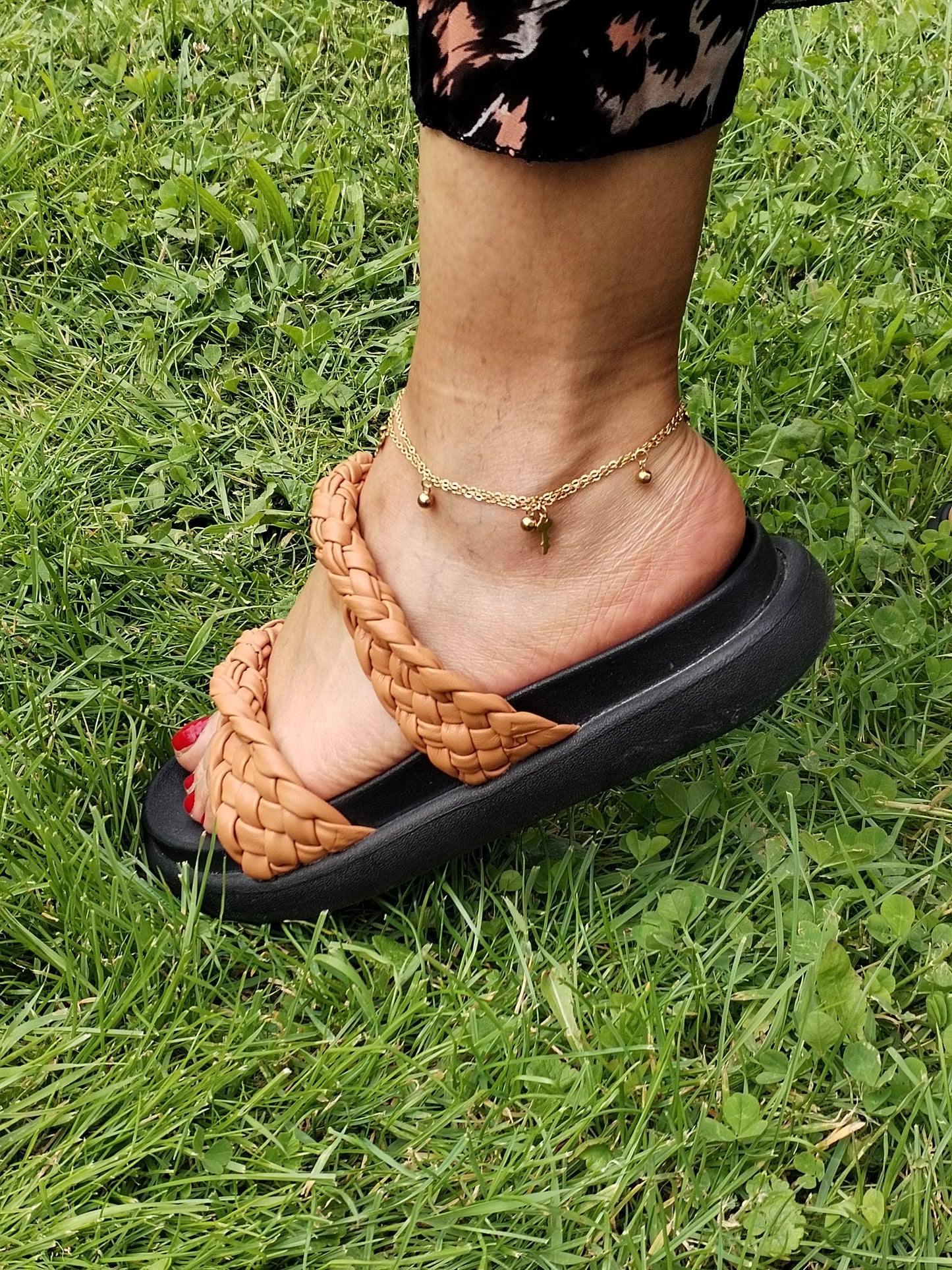 Cloé ankle chain duo