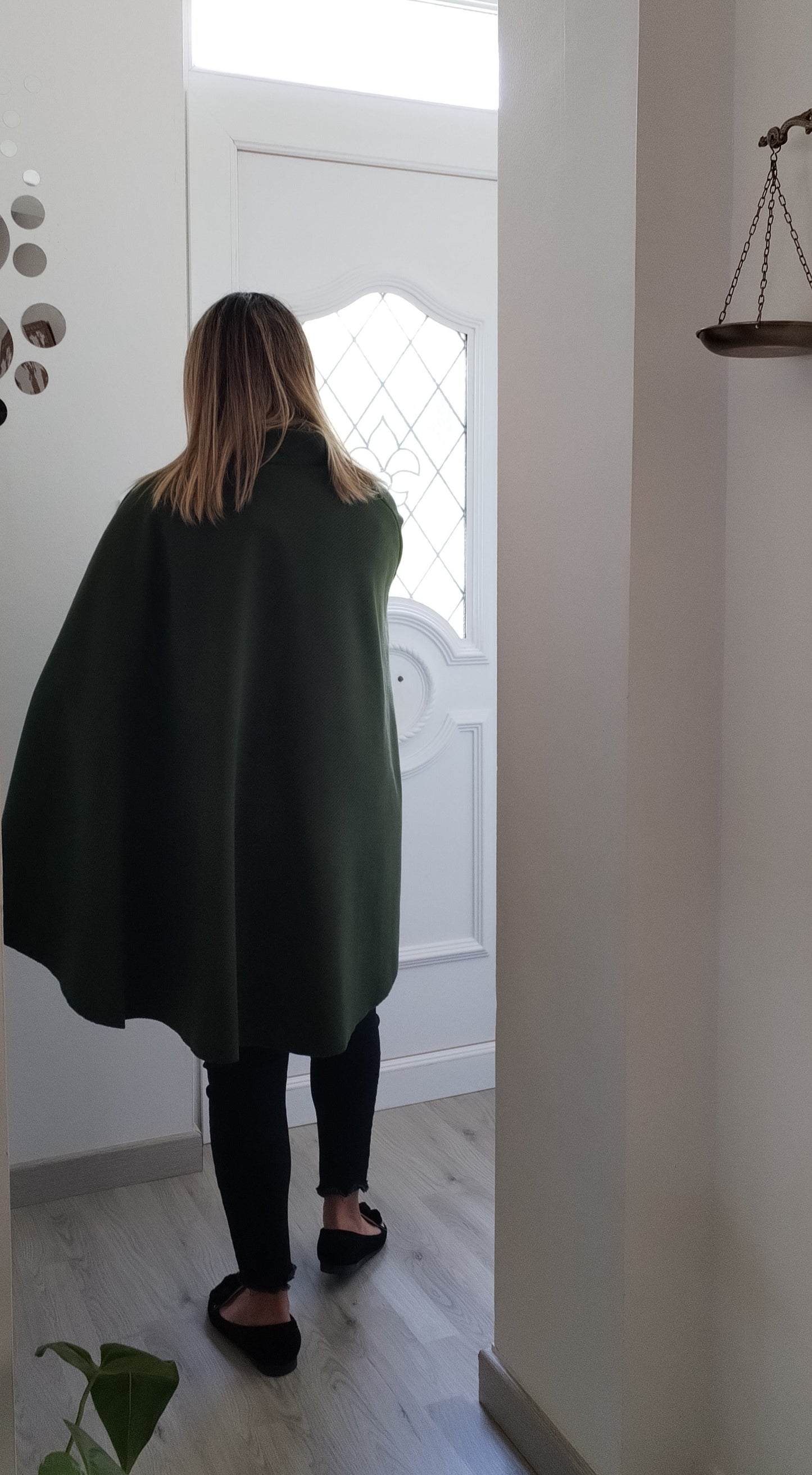 Poncho Cape Kaki