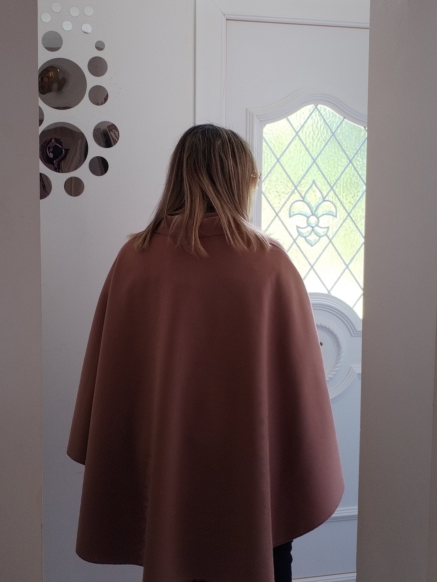 Poncho Cape Beige