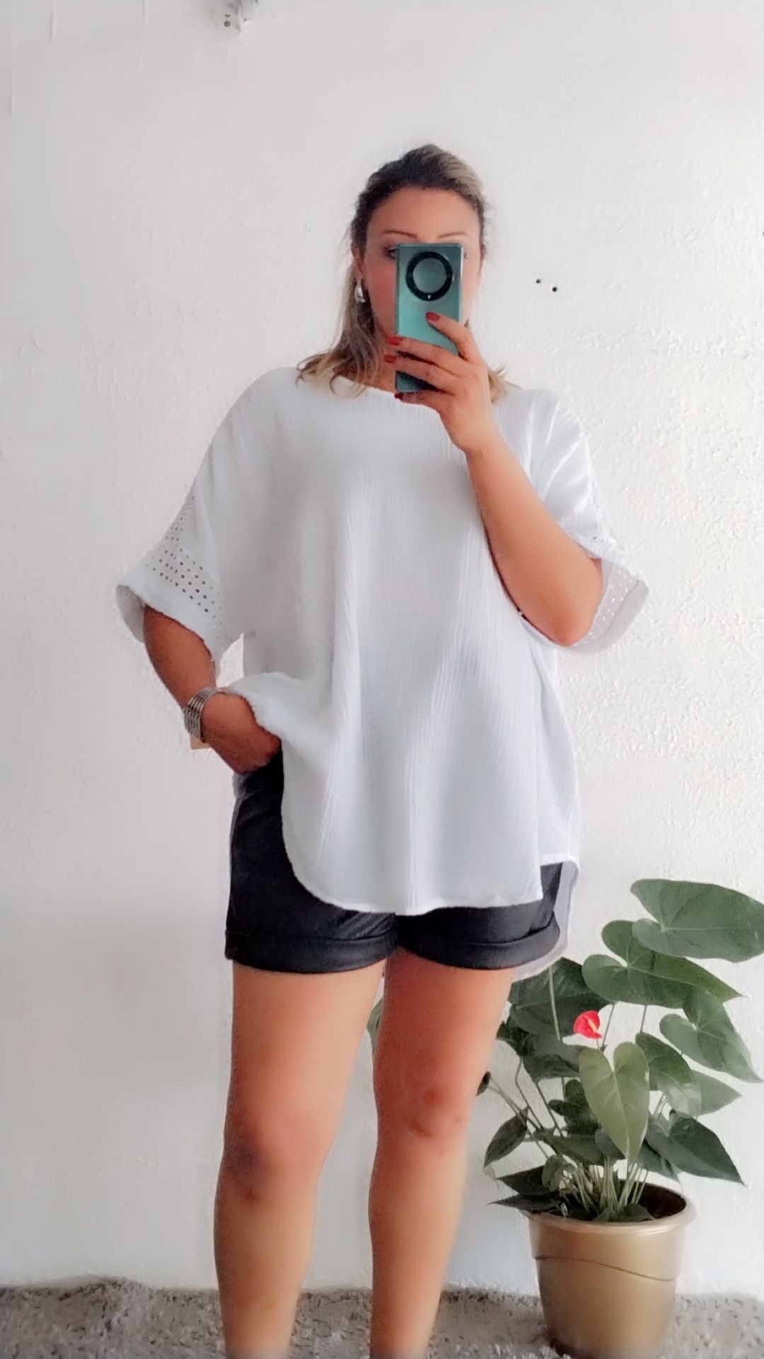 White Camille Blouse