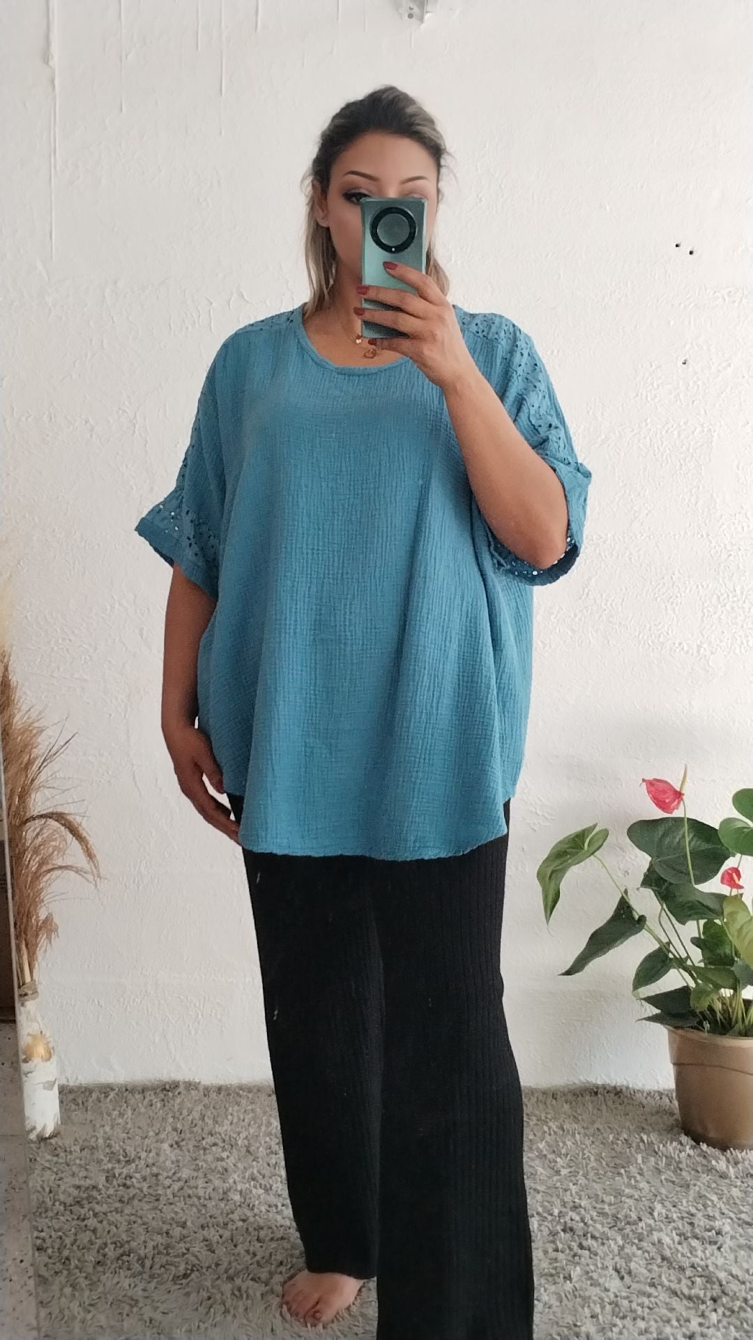 Camille Bluse Blau