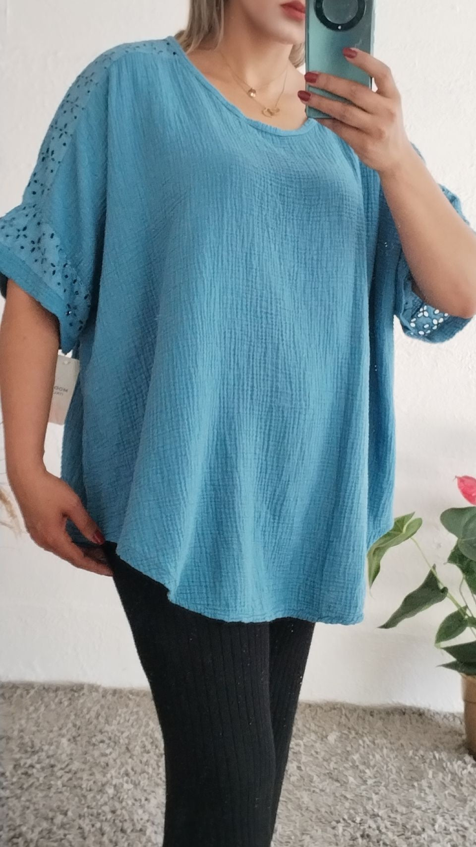 Blouse Camille Bleu