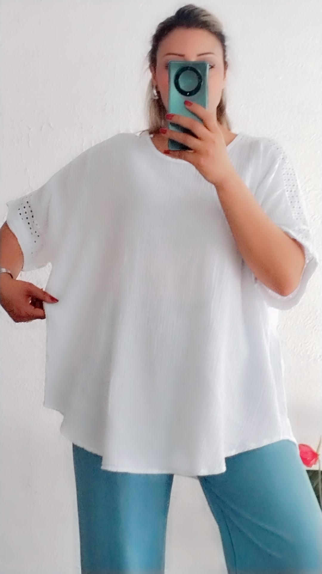 White Camille Blouse