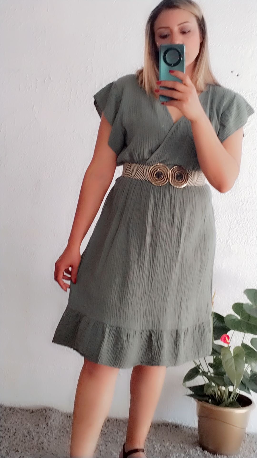 Robe Amira verte